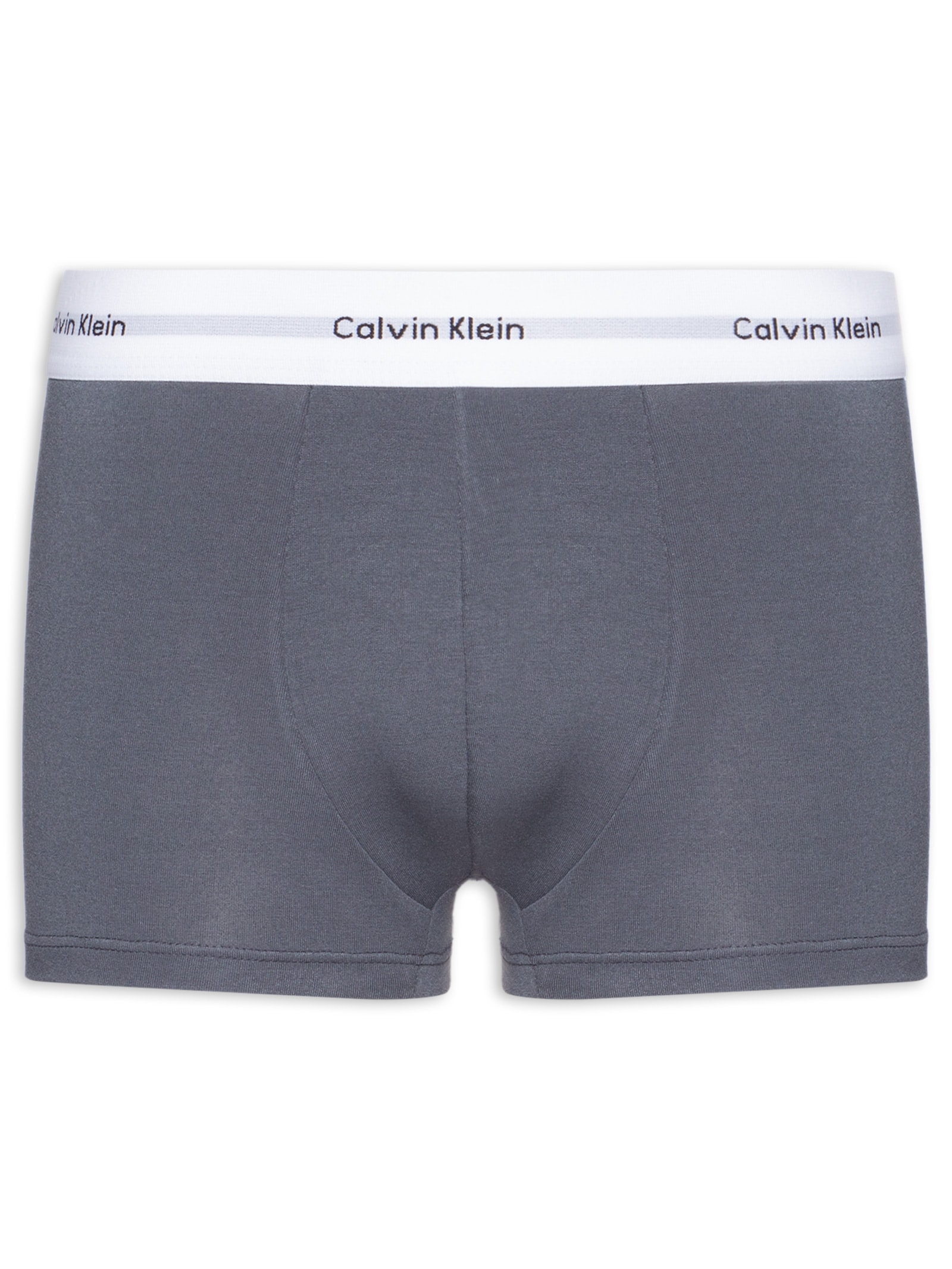 Cueca Trunk Modal Modern Logo Cinza Calvin Klein Underwear