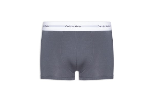 Cueca Trunk Modal Modern Logo - Cinza