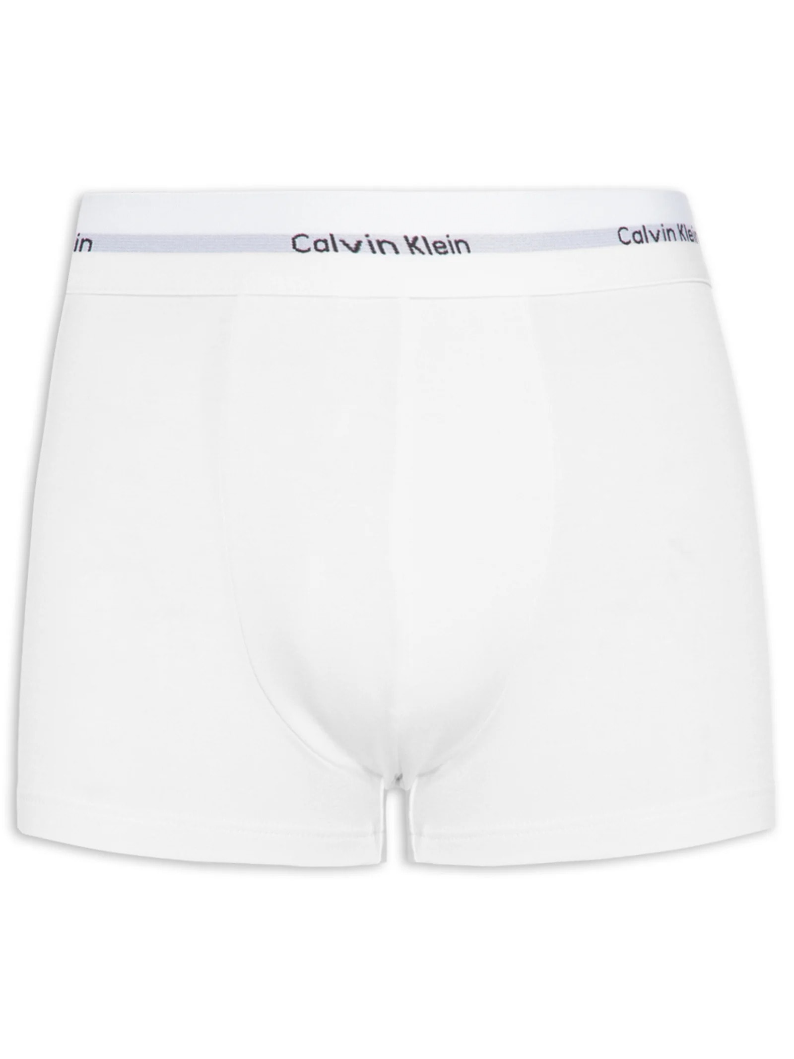 Cueca Trunk Modal Modern Logo Ck Branco Calvin Klein Underwear