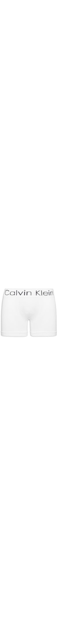 CUECA TRUNK SEAMLESS LOGO - BRANCO
