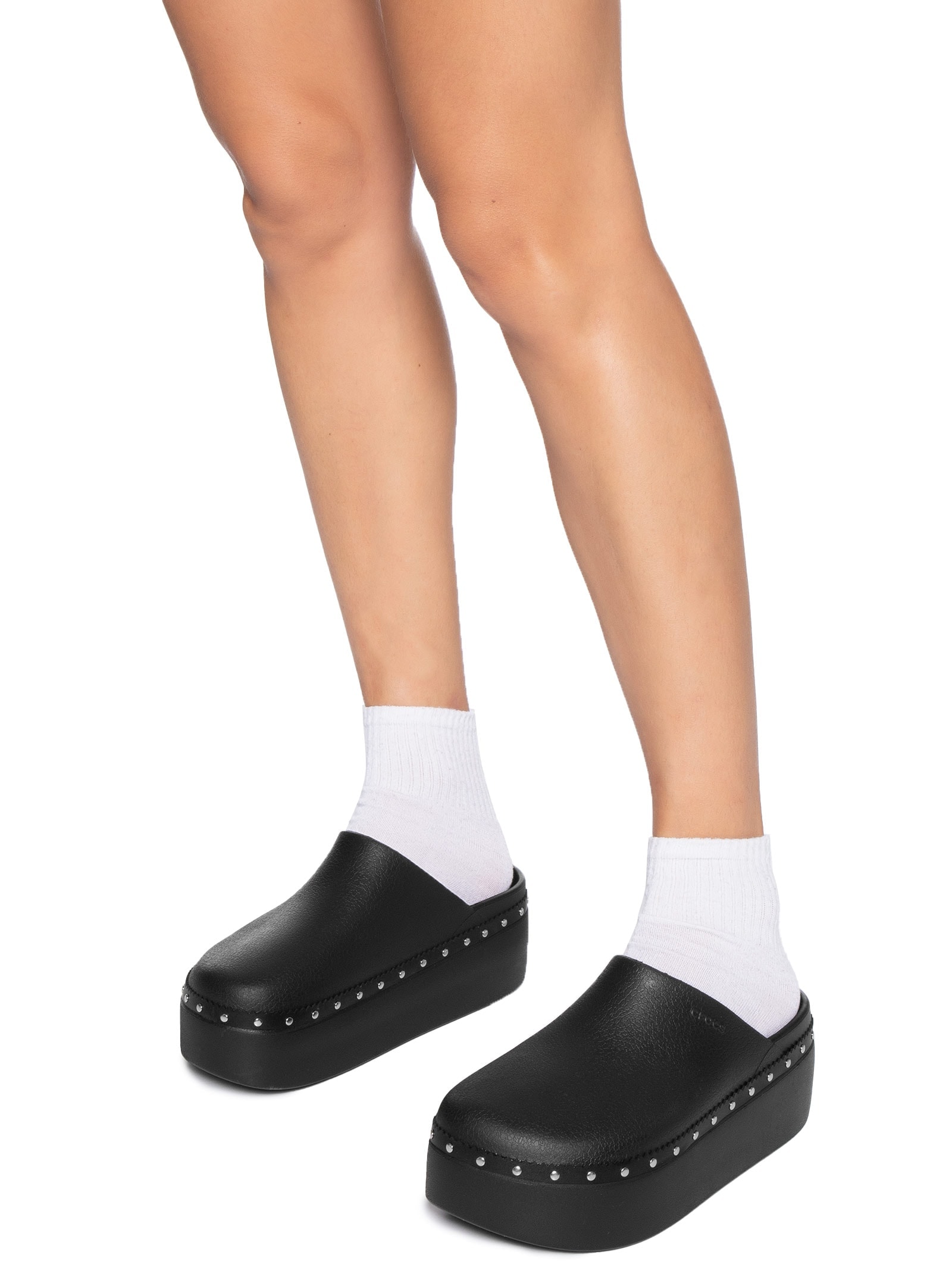 Dylan Platform Clog Feminino – Preto Crocs