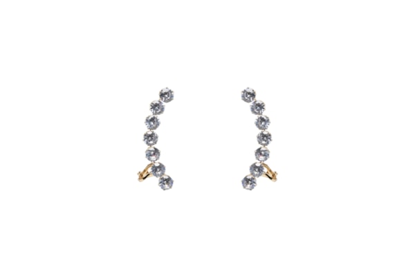 Earcuff Feminino Zircônia - Dourado