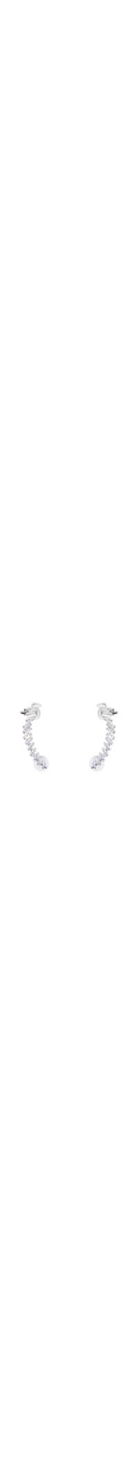 Earcuff Feminino Zircônia - Prateado