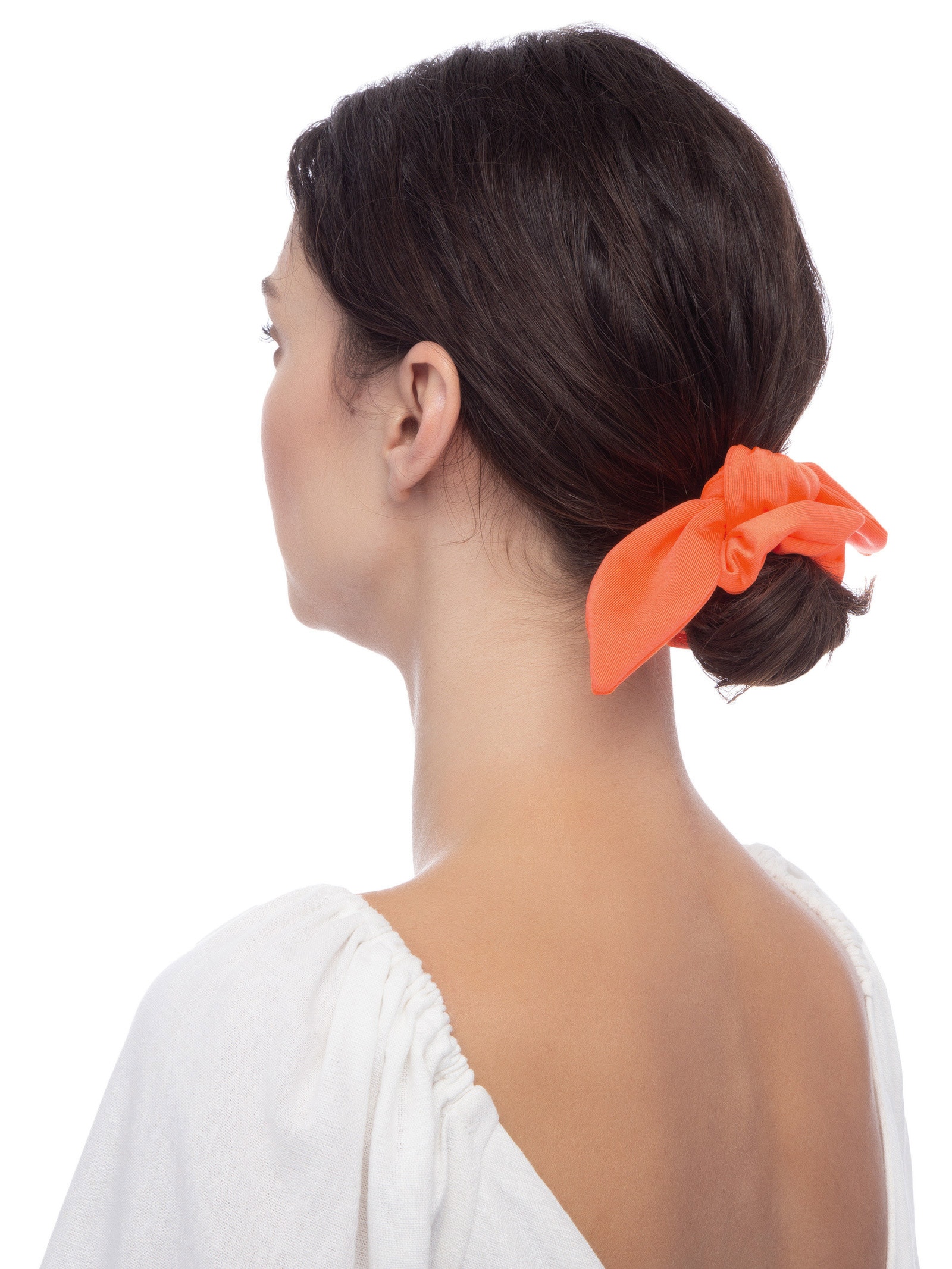 Elástico De Cabelo Neon Anna Julia Laranja Nuó