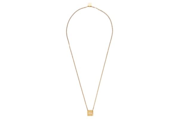 Escapulário Masculino Deville de Corrente em Aço - Dourado