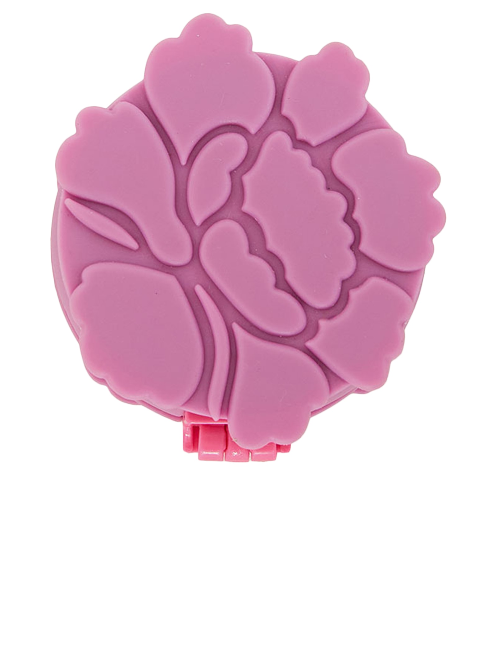 Escova De Cabelo Para Bolsa Flor Rosa Farm Etc