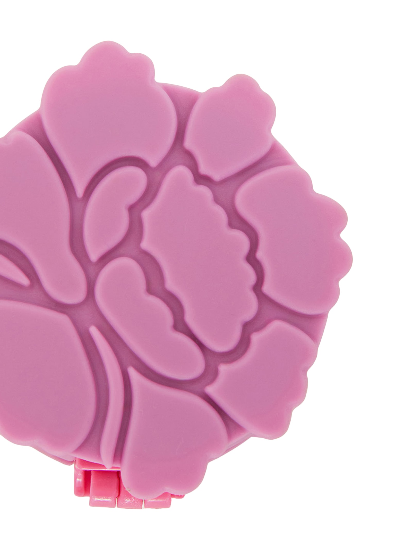 Escova De Cabelo Para Bolsa Flor Rosa Farm Etc