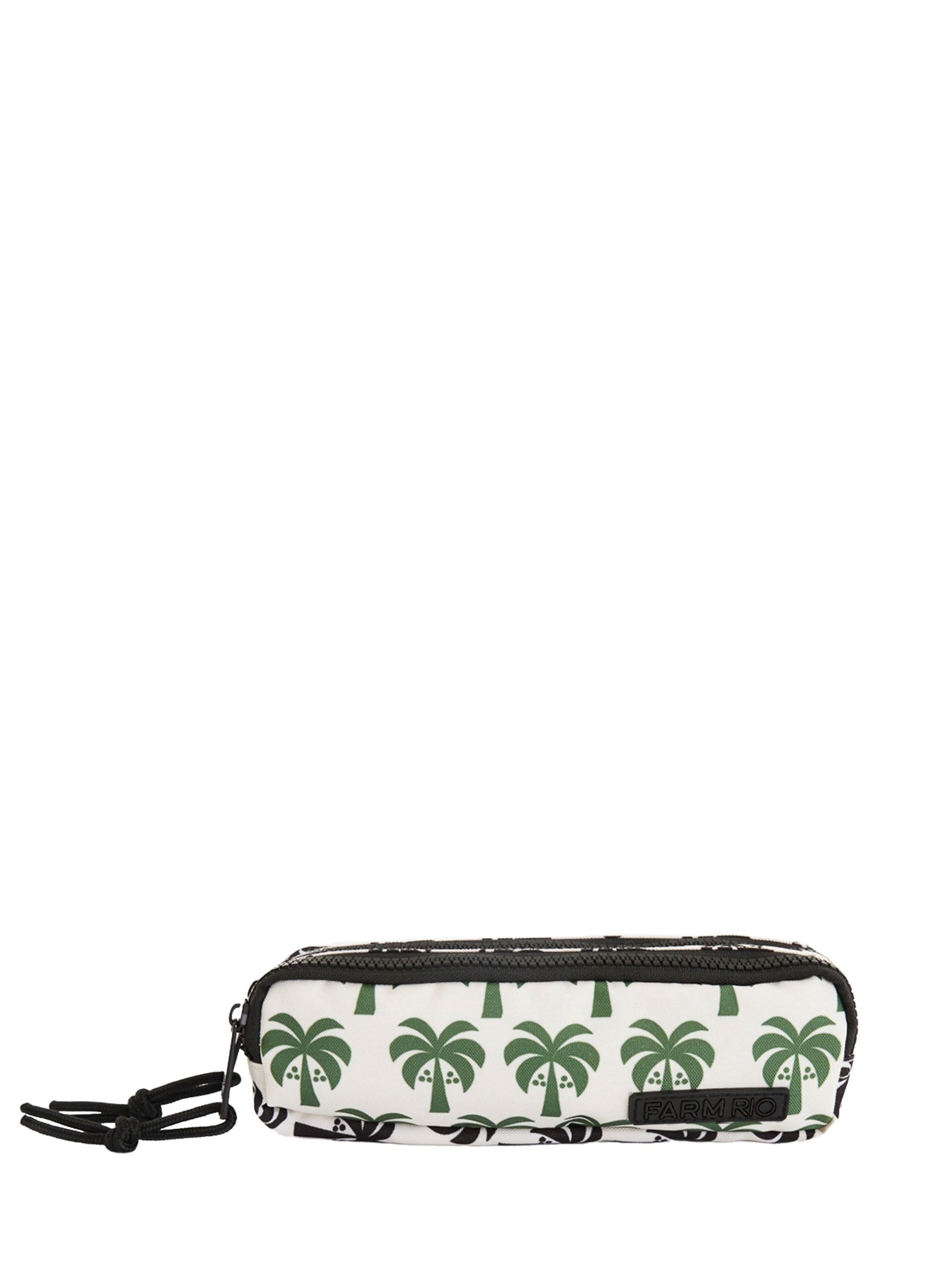 Estojo Feminino Astral Coqueiro Gráfico Branco Farm Etc