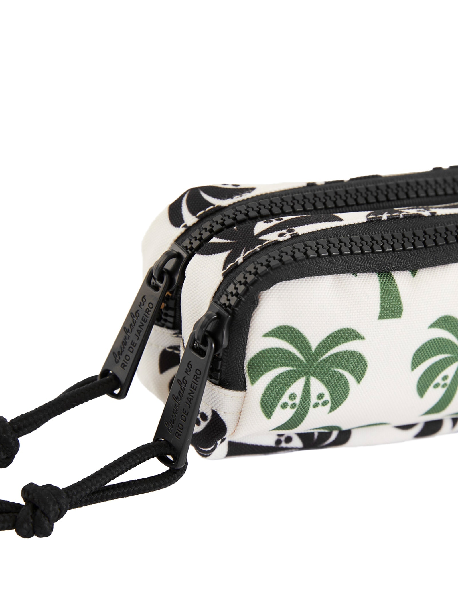 Estojo Feminino Astral Coqueiro Gráfico Branco Farm Etc