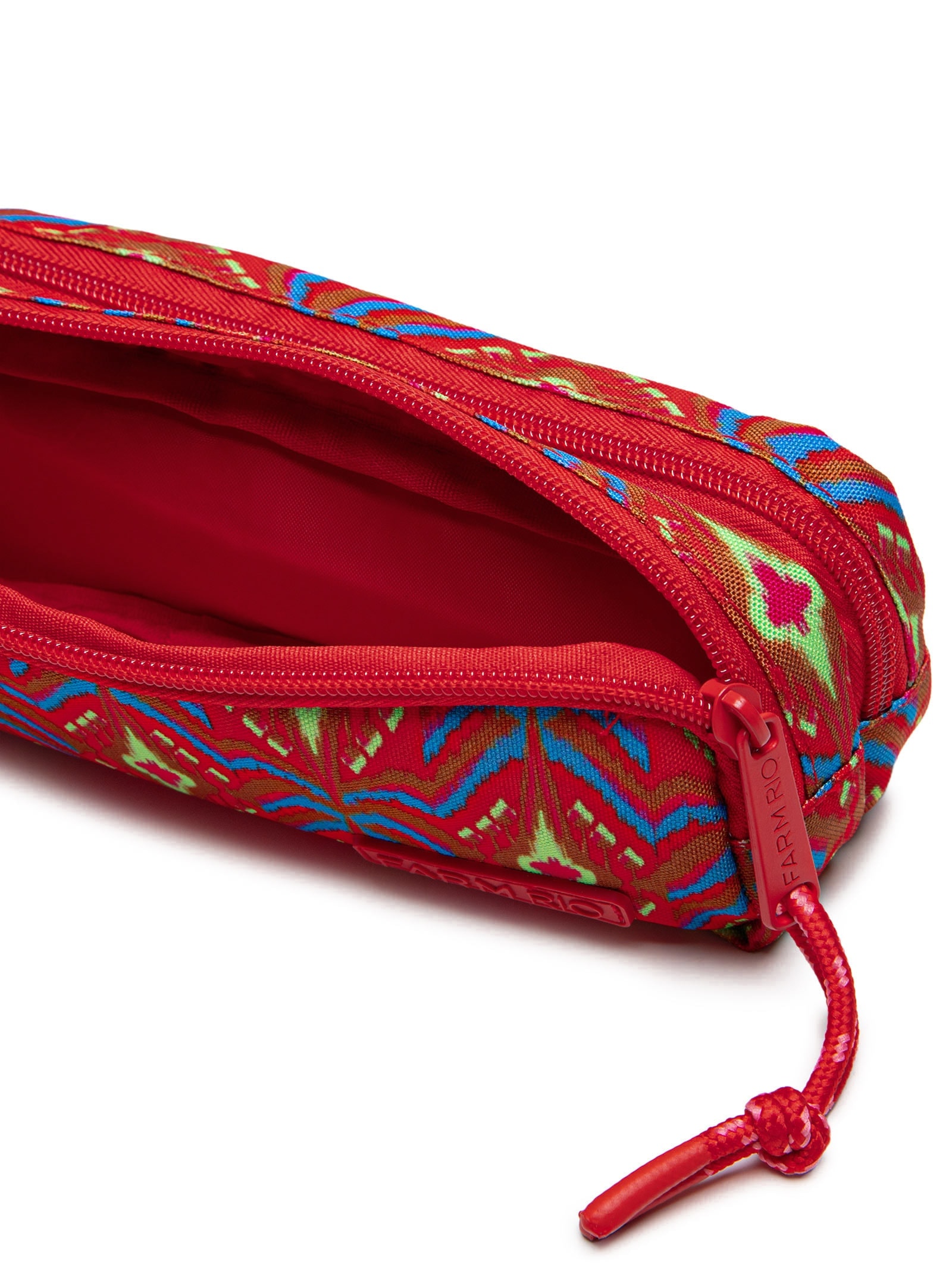 Estojo Feminino Astral Pássaro Summer Ikat Vermelho Farm Etc