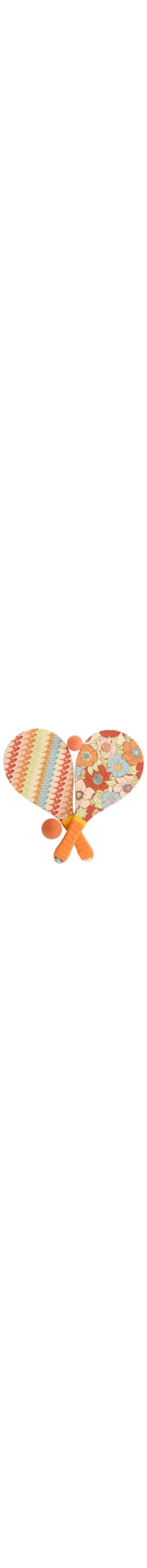 Frescobol Floral Carolina - Laranja