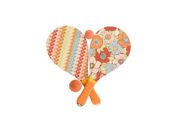 Frescobol Floral Carolina - Laranja