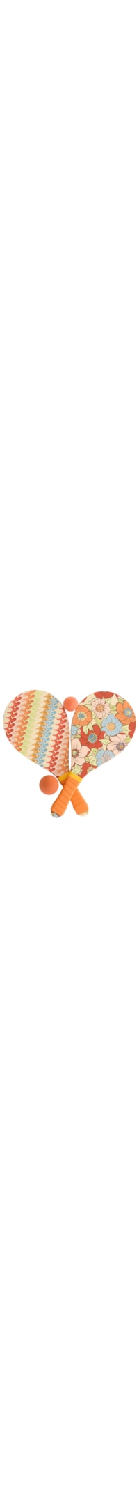 Frescobol Floral Carolina - Laranja