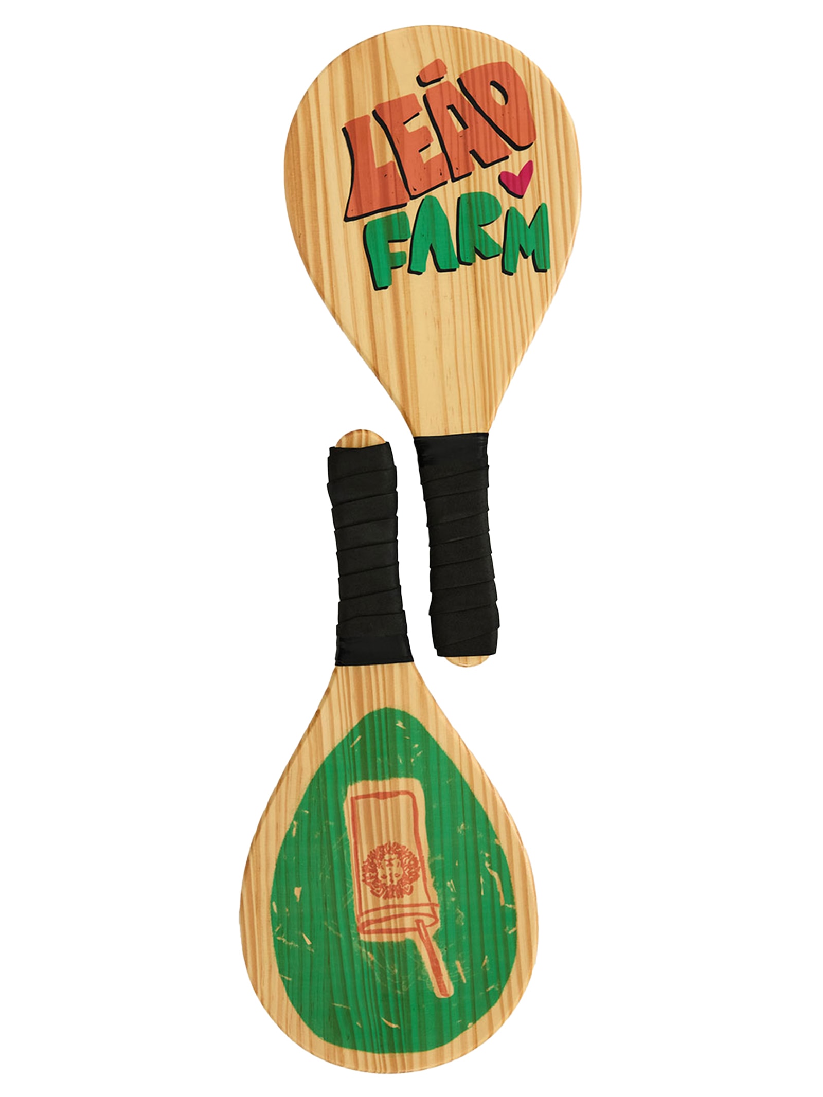 Frescobol Silk Matte Leão Laranja Farm Etc + Matte Leão