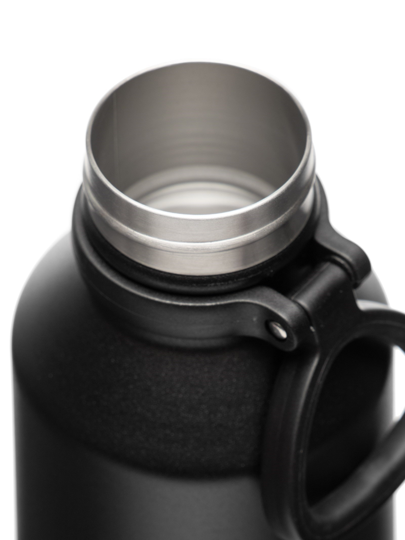 Garrafa Classic Em Aço Inox 1200 ml Preto Kouda