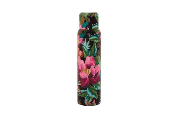 Garrafa de Café Feminina Painted Flowers - Preto