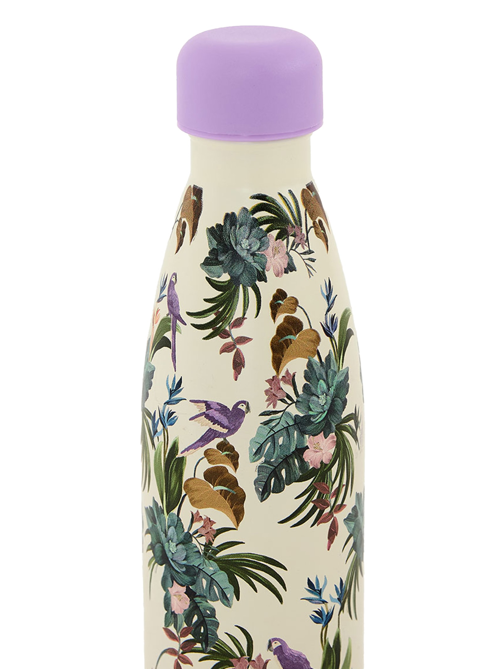 Garrafa Feminina Glub Glub 500ML Midnight Macaw Branco Farm Etc