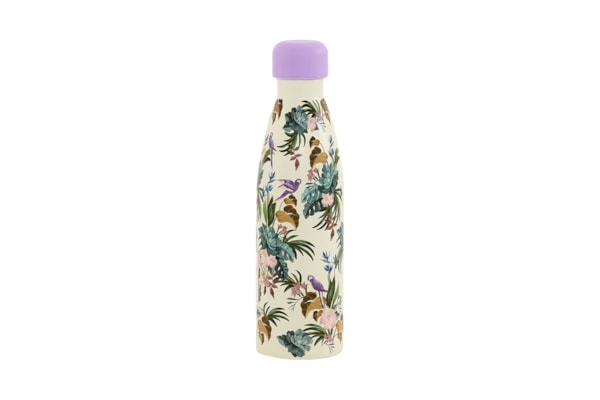 Garrafa Feminina Glub Glub 500ML Midnight Macaw - Branco