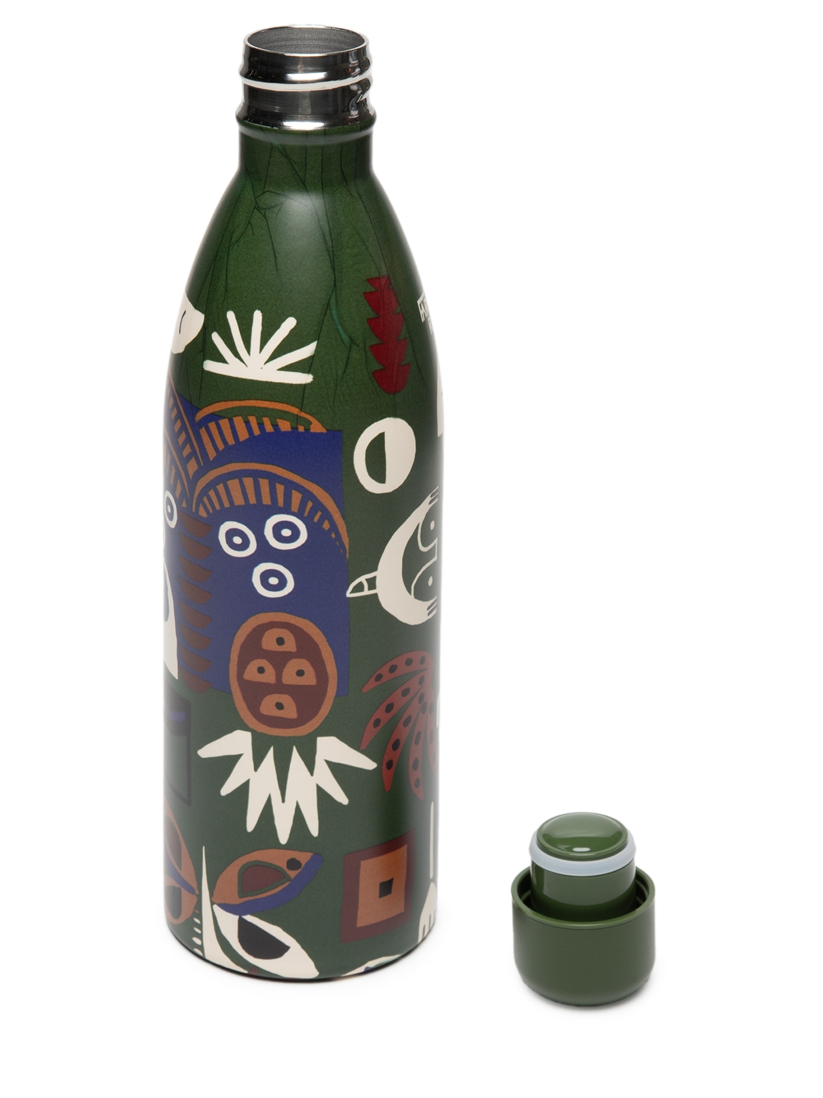 Garrafa Glub Glub 1L Gráfico Tropi Verde Farm Etc