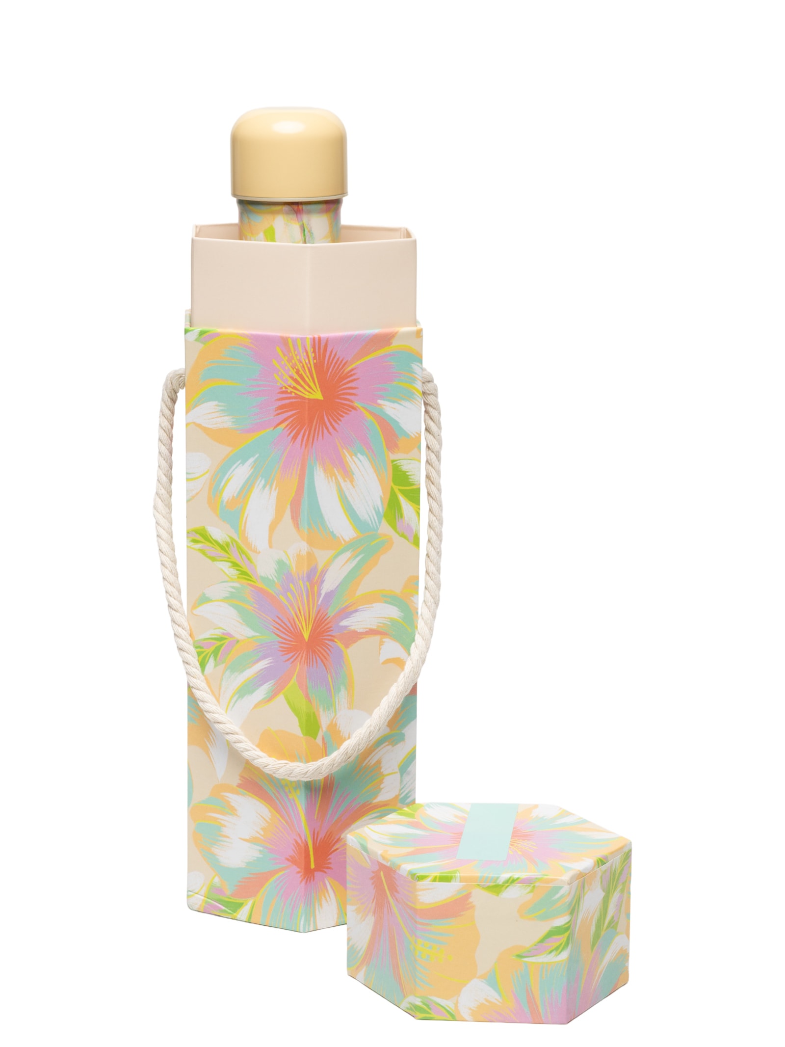 Garrafa Glub Glub 500 Ml Chita Bali Amarelo Farm Etc