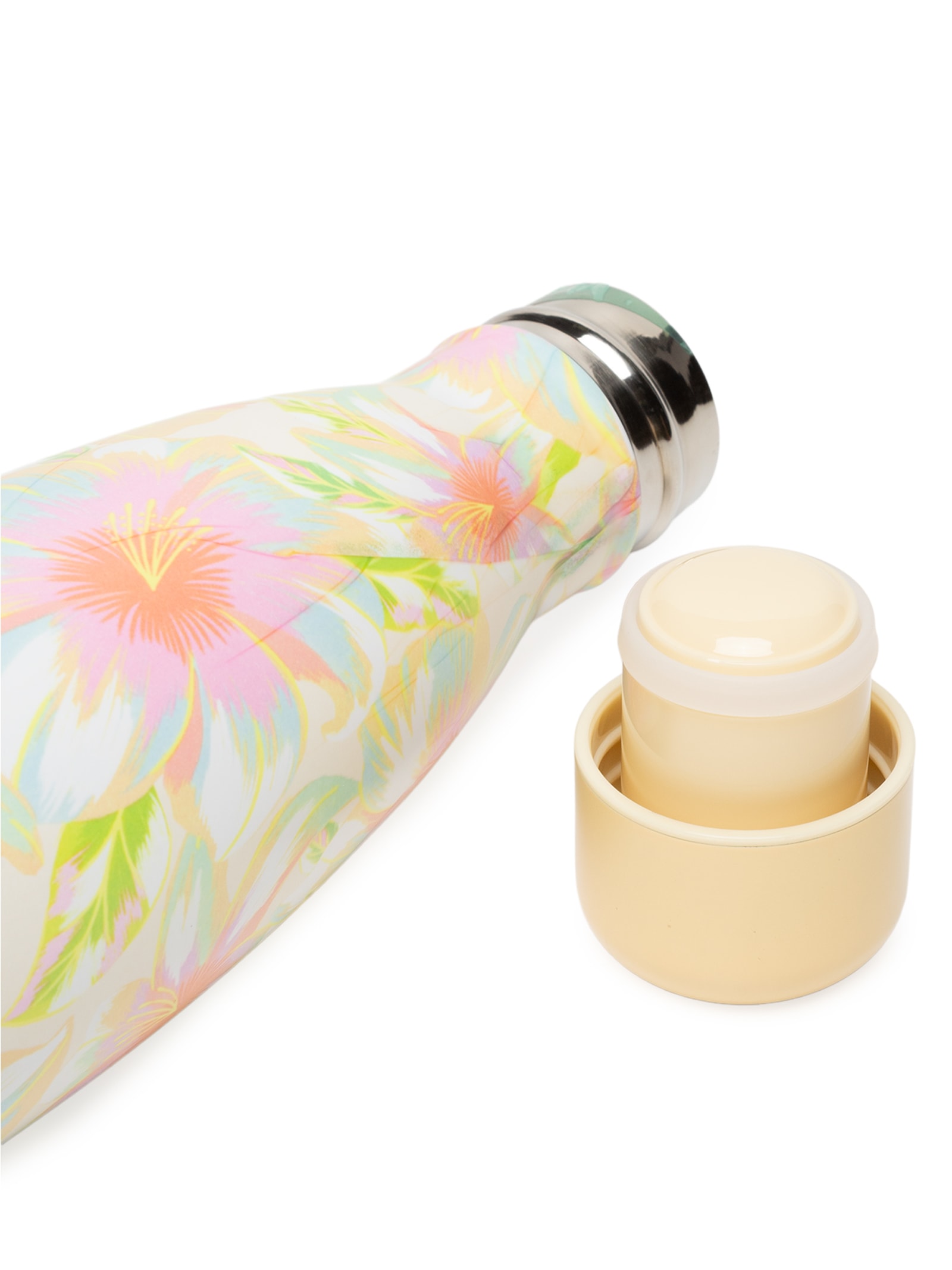 Garrafa Glub Glub 500 Ml Chita Bali Amarelo Farm Etc