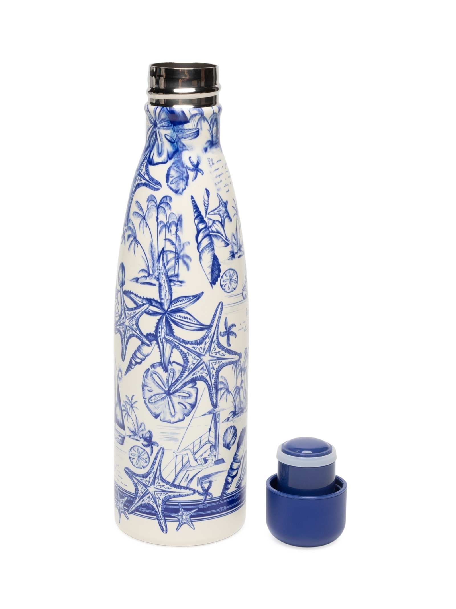 Garrafa Glub Glub 500ML Aventureiro Azul Farm Etc