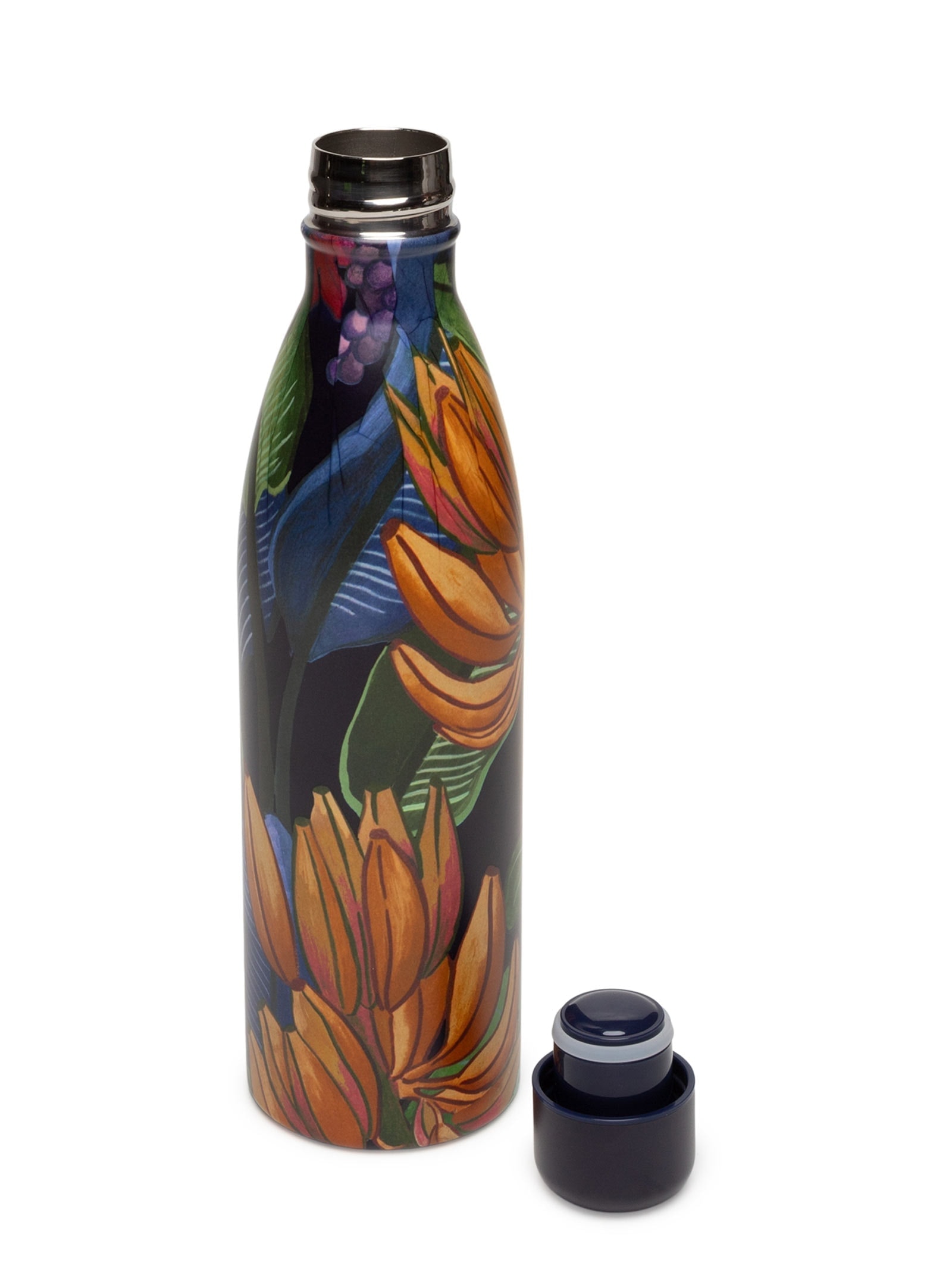 Garrafa Glub Glub 500Ml Banana Uva Preto Farm Etc