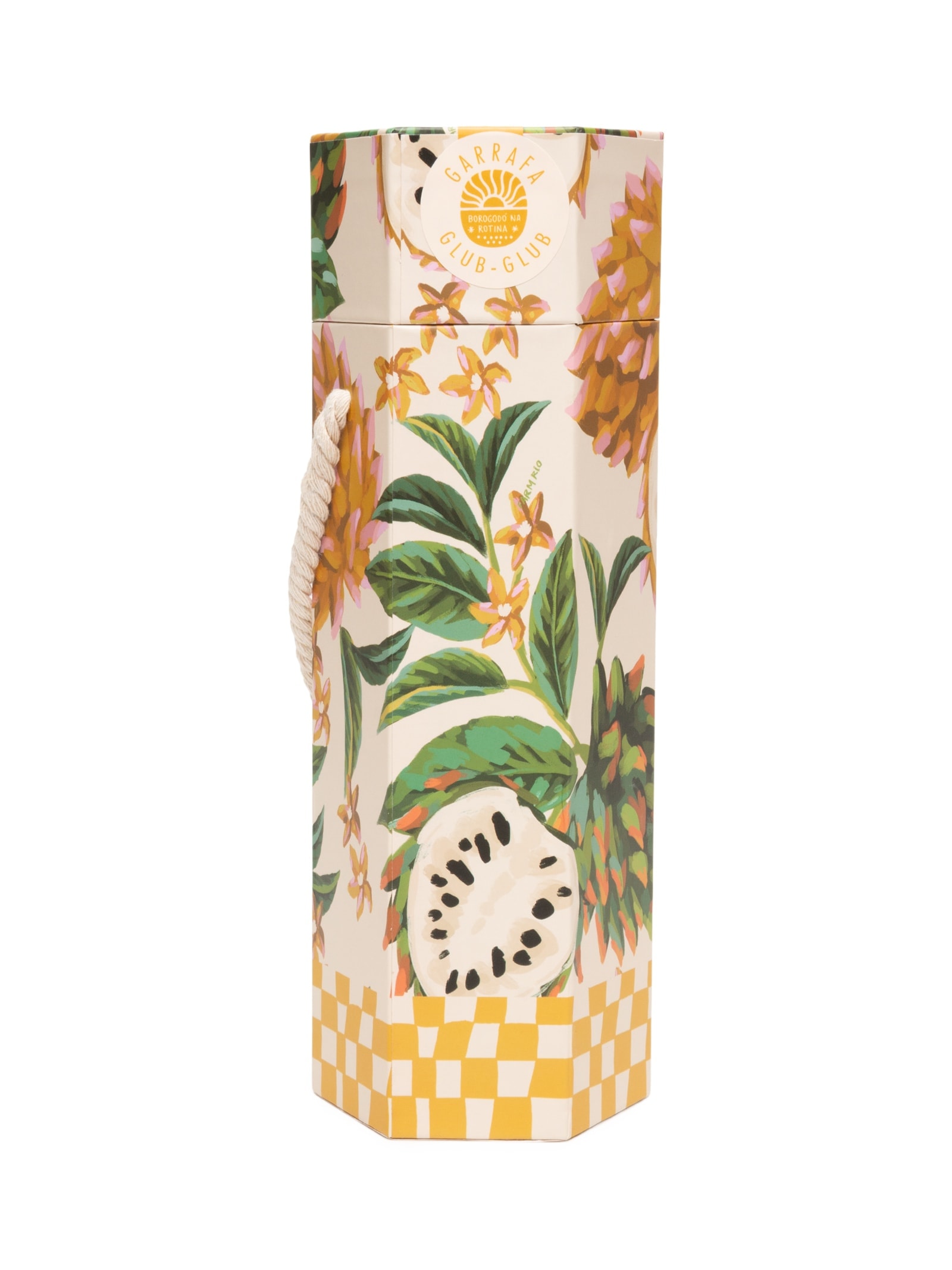 Garrafa Glub Glub 500ML Biriba Branco Farm Etc