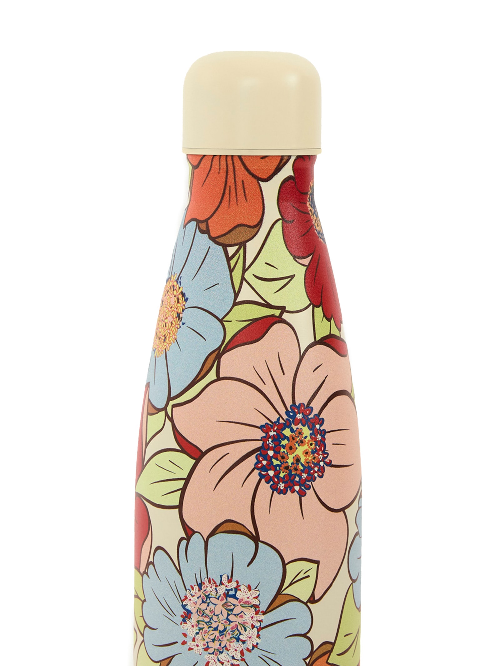 Garrafa Glub Glub 500ML Floral Carolina Branco Farm Etc