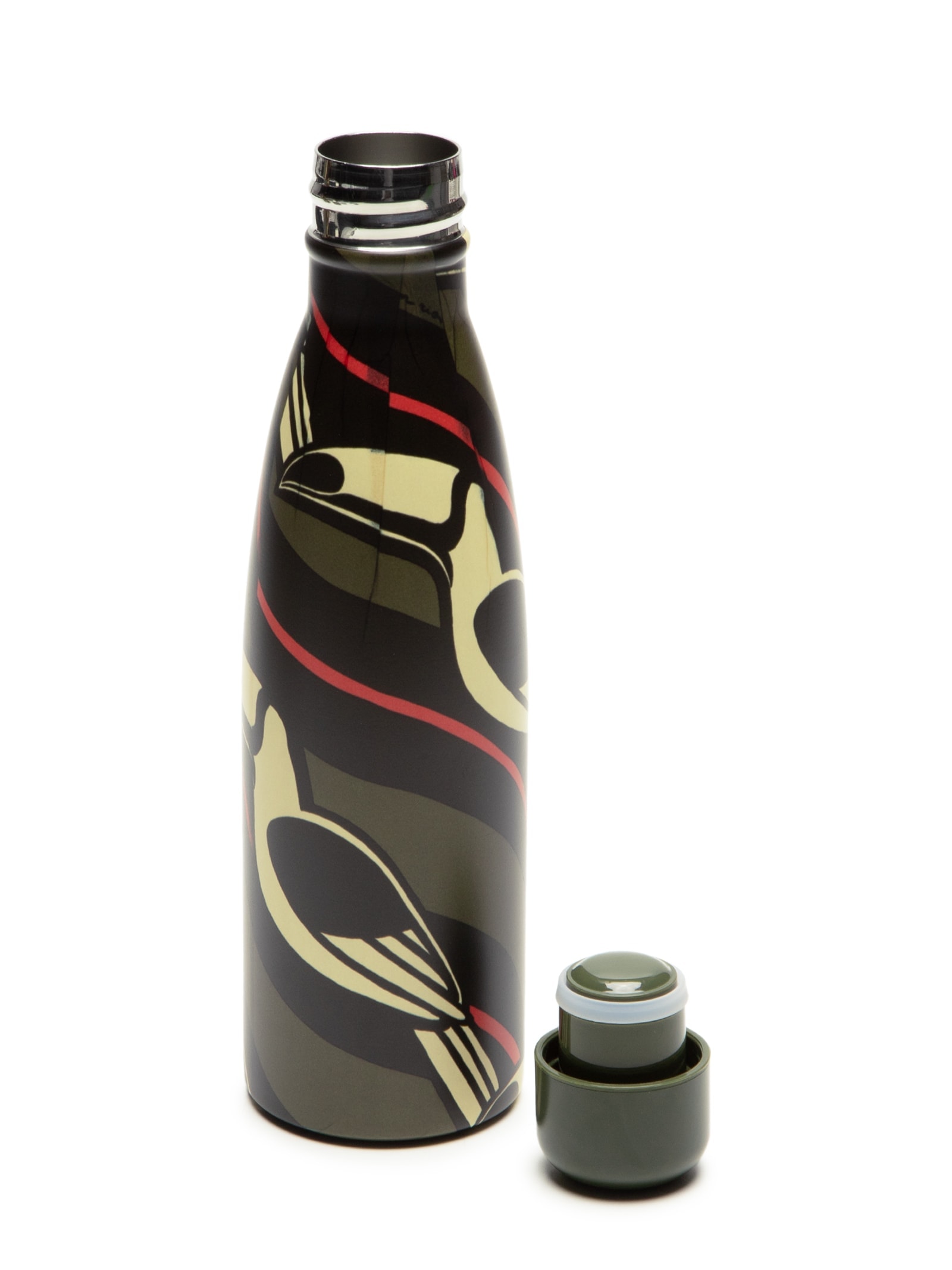 Garrafa Glub Glub 500ML Tucanos Gráficos Verde Farm Etc