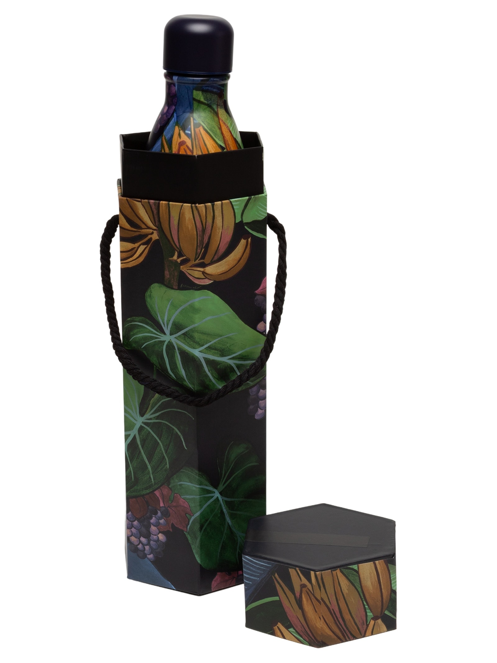 Garrafa Glub Glub 750ML Banana Uva Preto Farm Etc