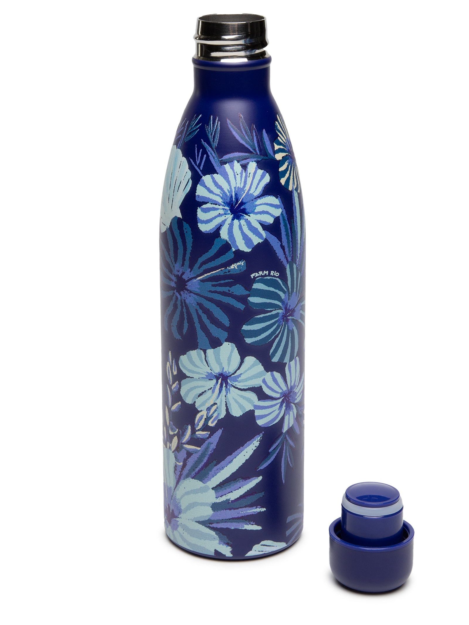 Garrafa Glub Glub 750ML Hibisco Do Mar Azul Farm Etc