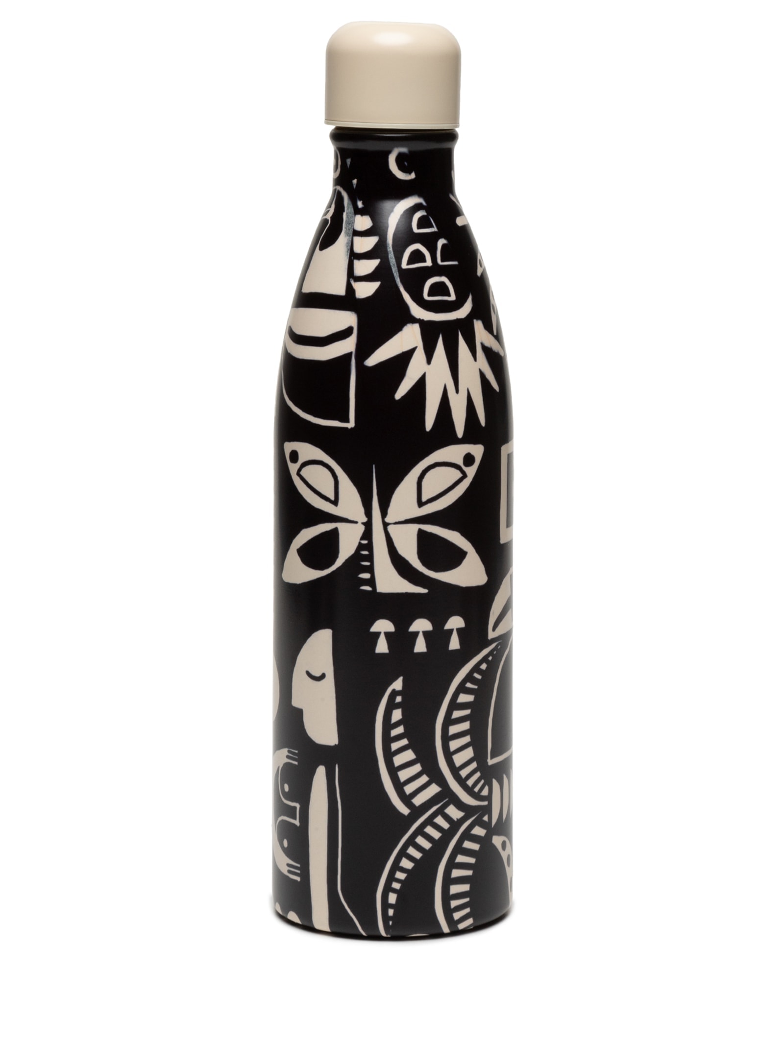 Garrafa Glub Glub 750ML Lenço Tropicano Preto Farm Etc