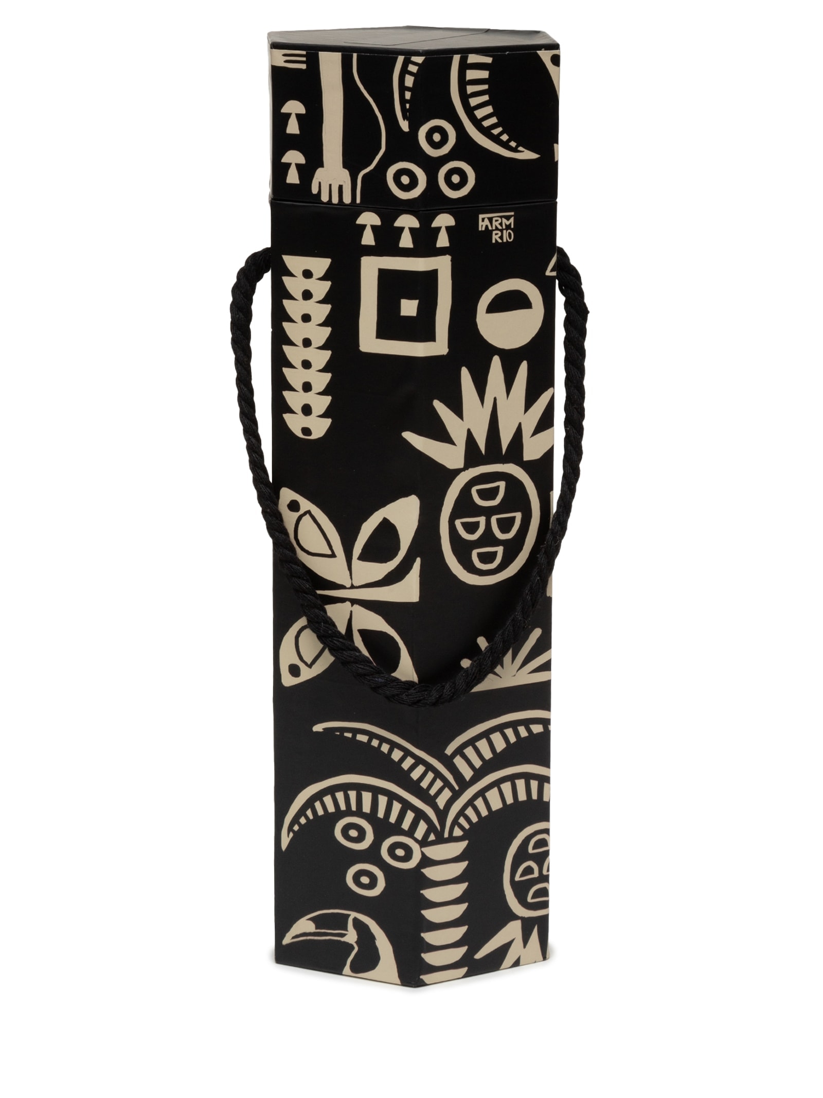 Garrafa Glub Glub 750ML Lenço Tropicano Preto Farm Etc