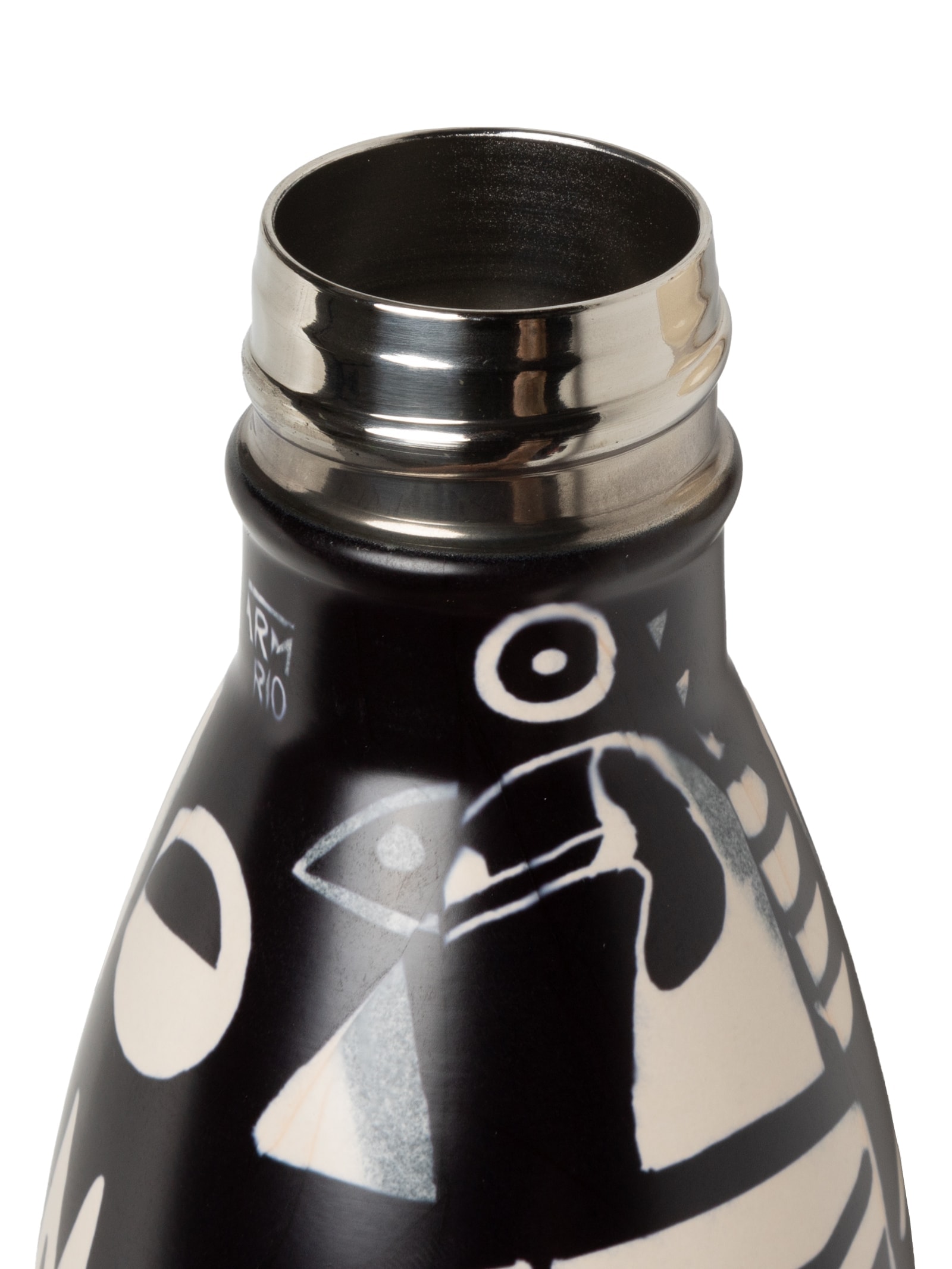 Garrafa Glub Glub 750ML Lenço Tropicano Preto Farm Etc