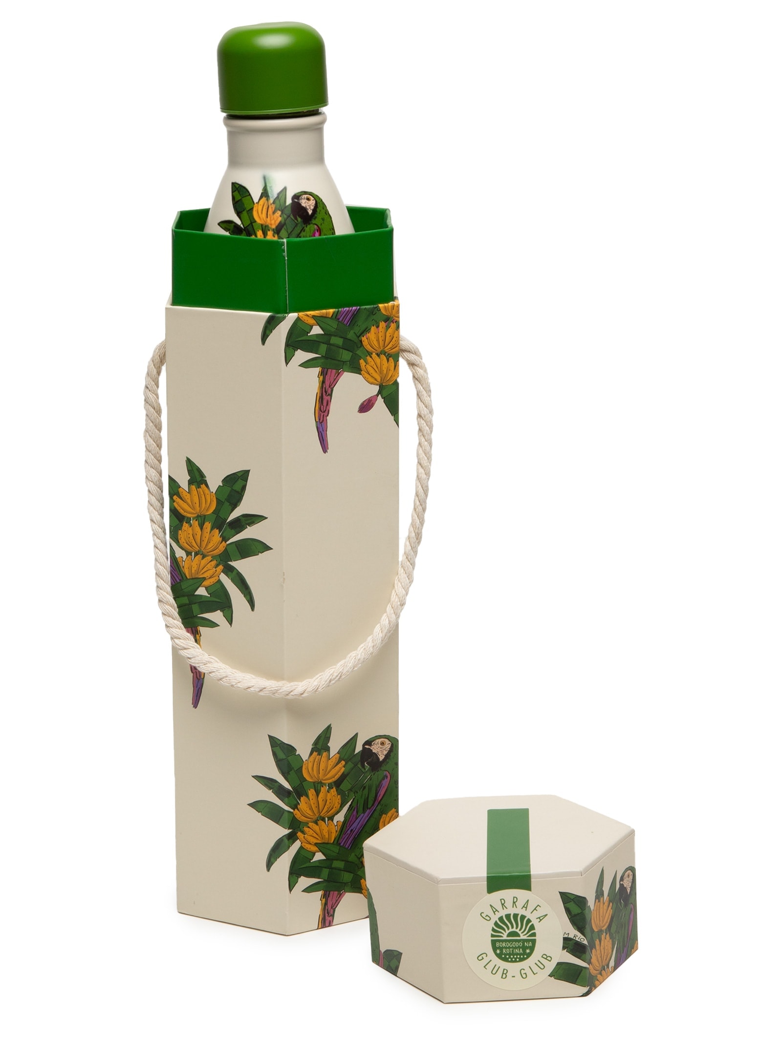 Garrafa Glub Glub 750ml Rio Maraca Branco Farm Etc