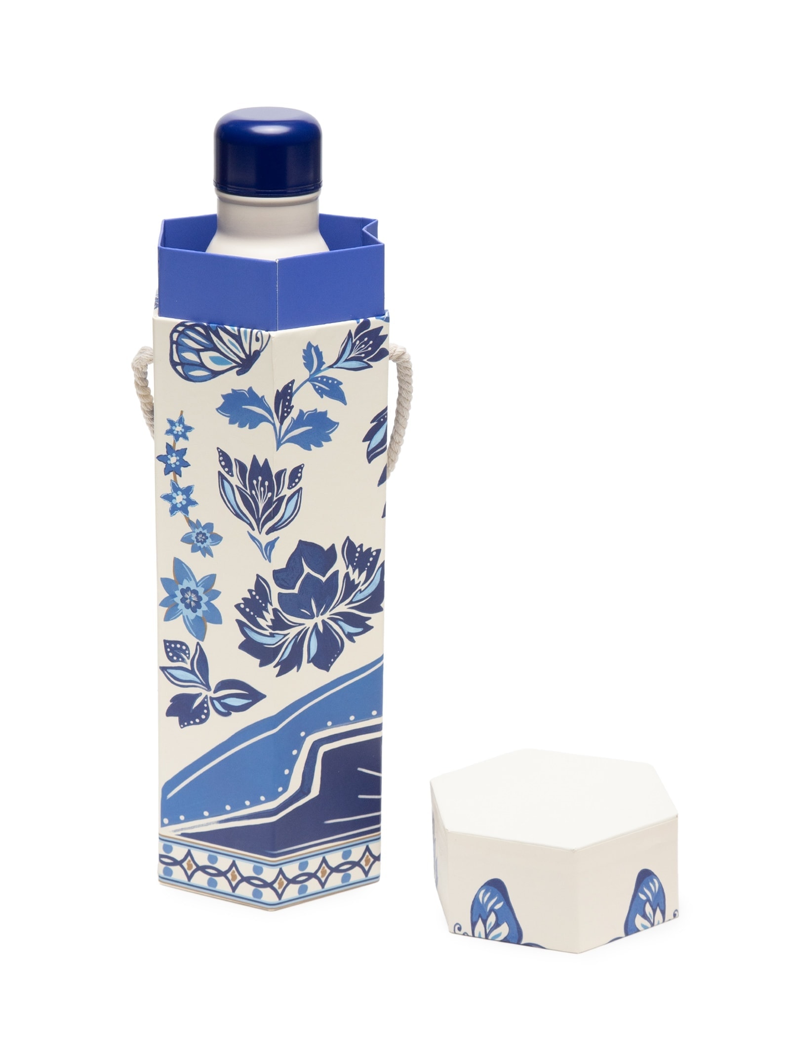 Garrafa Glub Glub Encanto Tropical 1L Branco Farm Etc