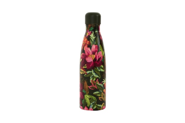 Garrafa Glub Glub Painted Florwers 500ML - Verde