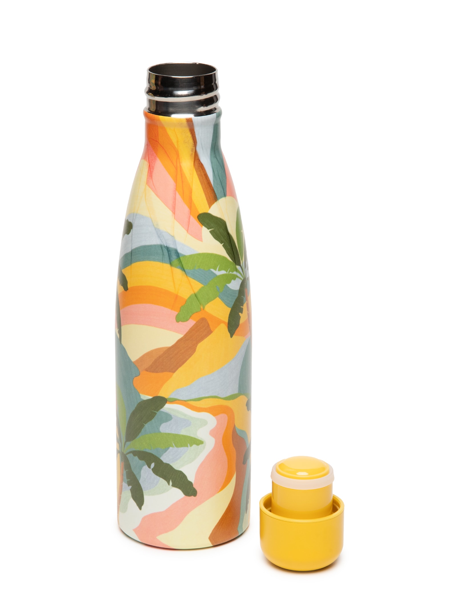 Garrafa Glub Glub Paisagem Carioca 500ML Amarelo Farm Etc