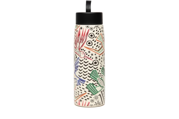 Garrafa Que Sede 500ML Beija Flor Urbano - Branco