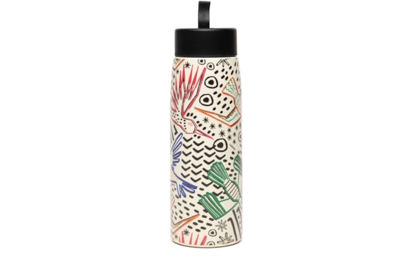 Garrafa Que Sede 500ML Beija Flor Urbano - Branco