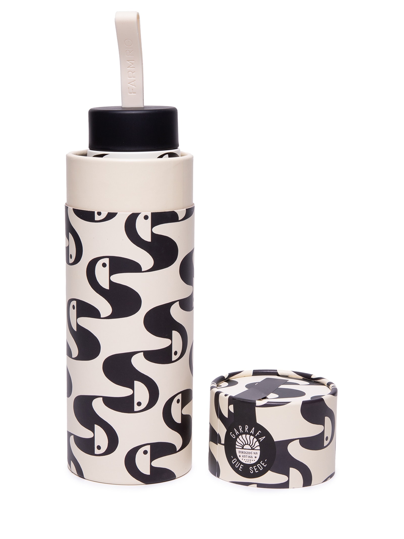 Garrafa Que Sede 500ML Copatucano Branco Farm Etc