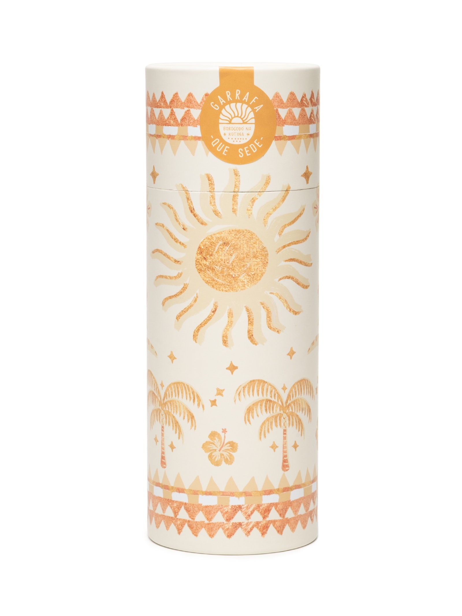 Garrafa Que Sede 500ML Coqueiral Branco Farm Etc