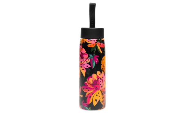 Garrafa Que Sede 500ML Flor De Banana - Preto