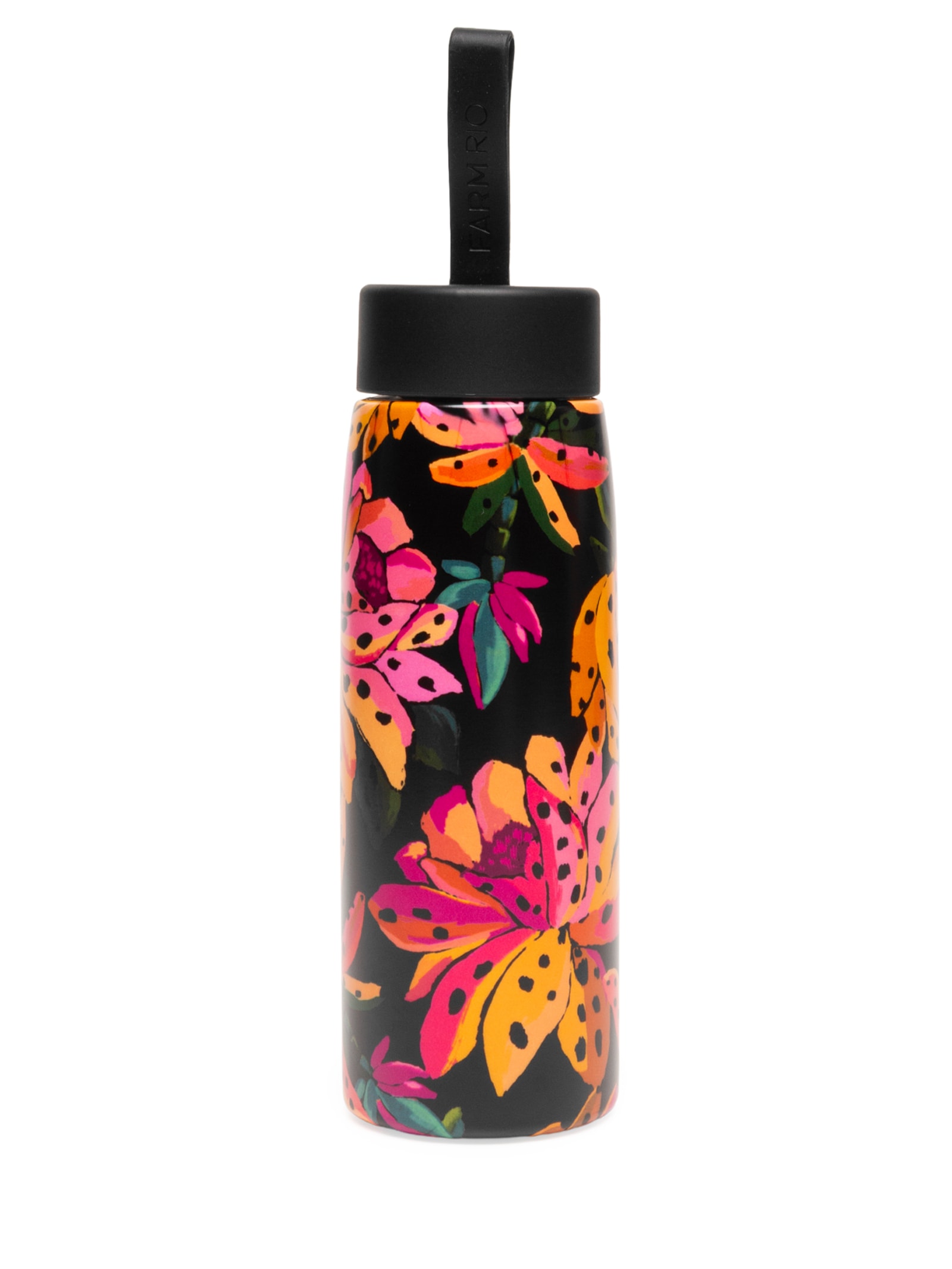 Garrafa Que Sede 500ML Flor De Banana Preto Farm Etc