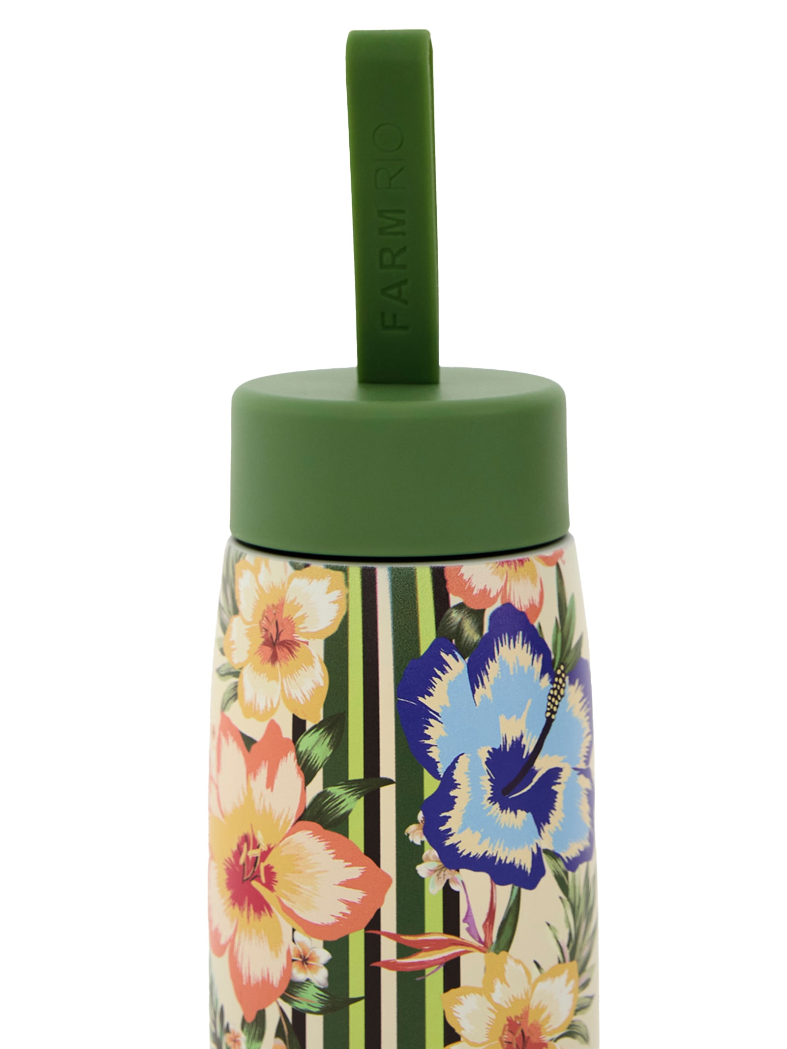 Garrafa Que Sede 500ML Floral Tropical Verde Farm Etc