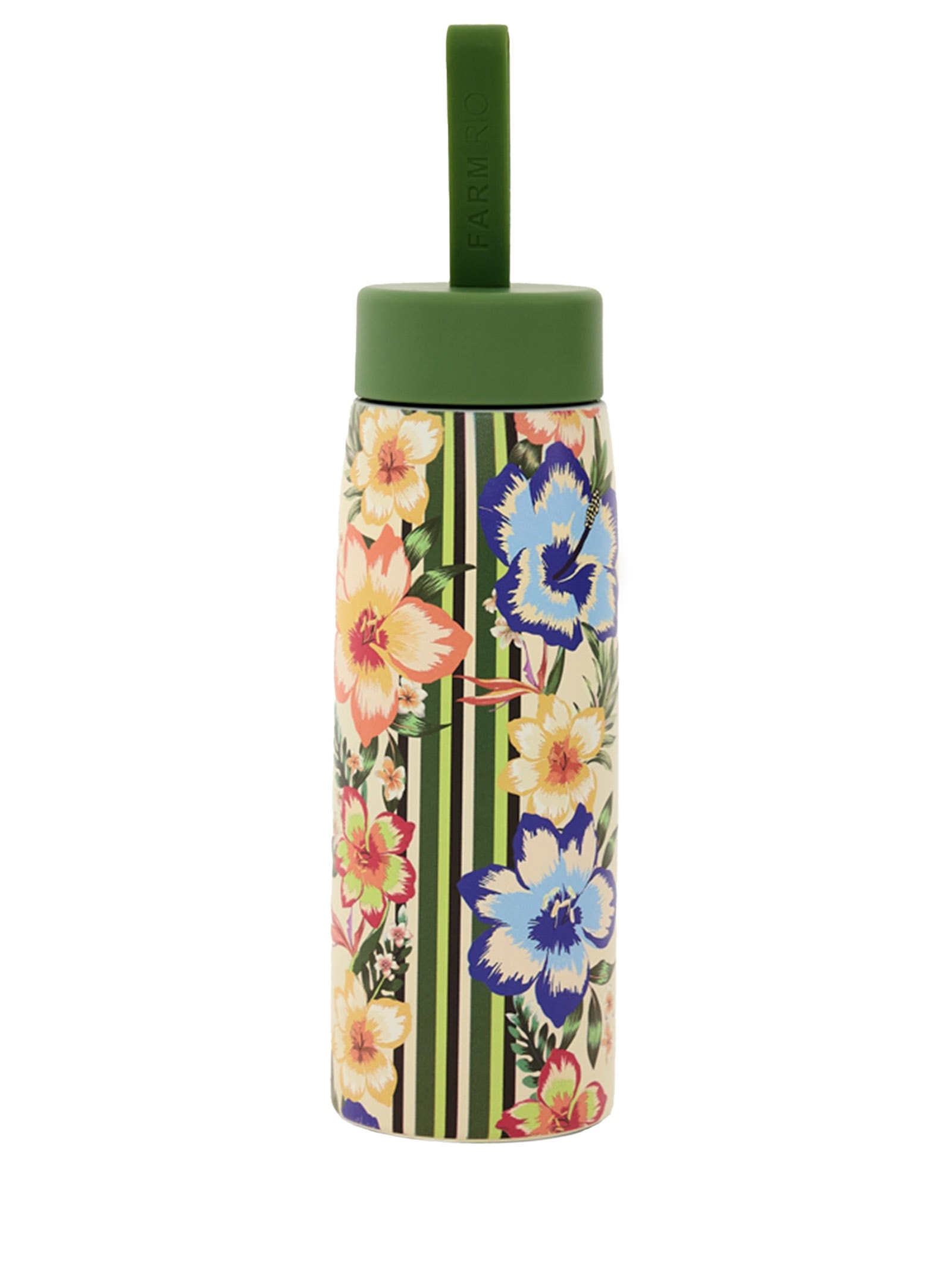 Garrafa Que Sede 500ML Floral Tropical Verde Farm Etc