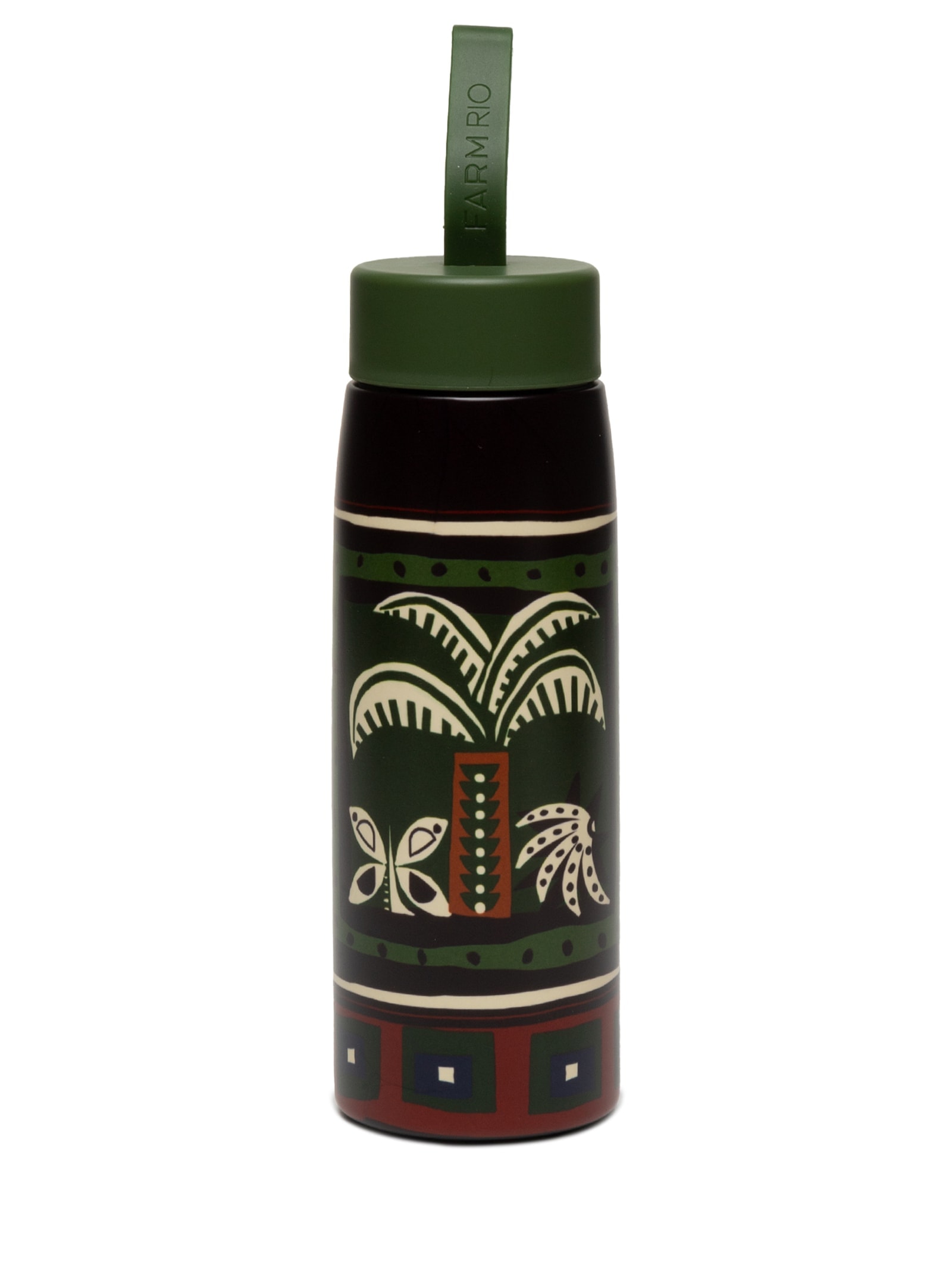 Garrafa Que Sede 500ML Gráfico Tropi Preto Farm Etc