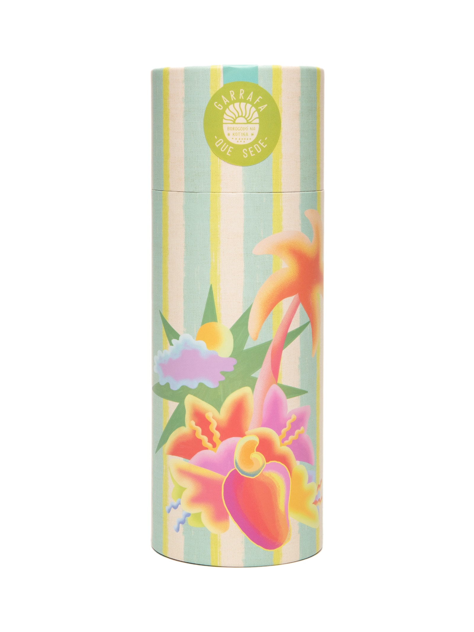 Garrafa Que Sede 500ML Gráfico Tropi Verde Farm Etc