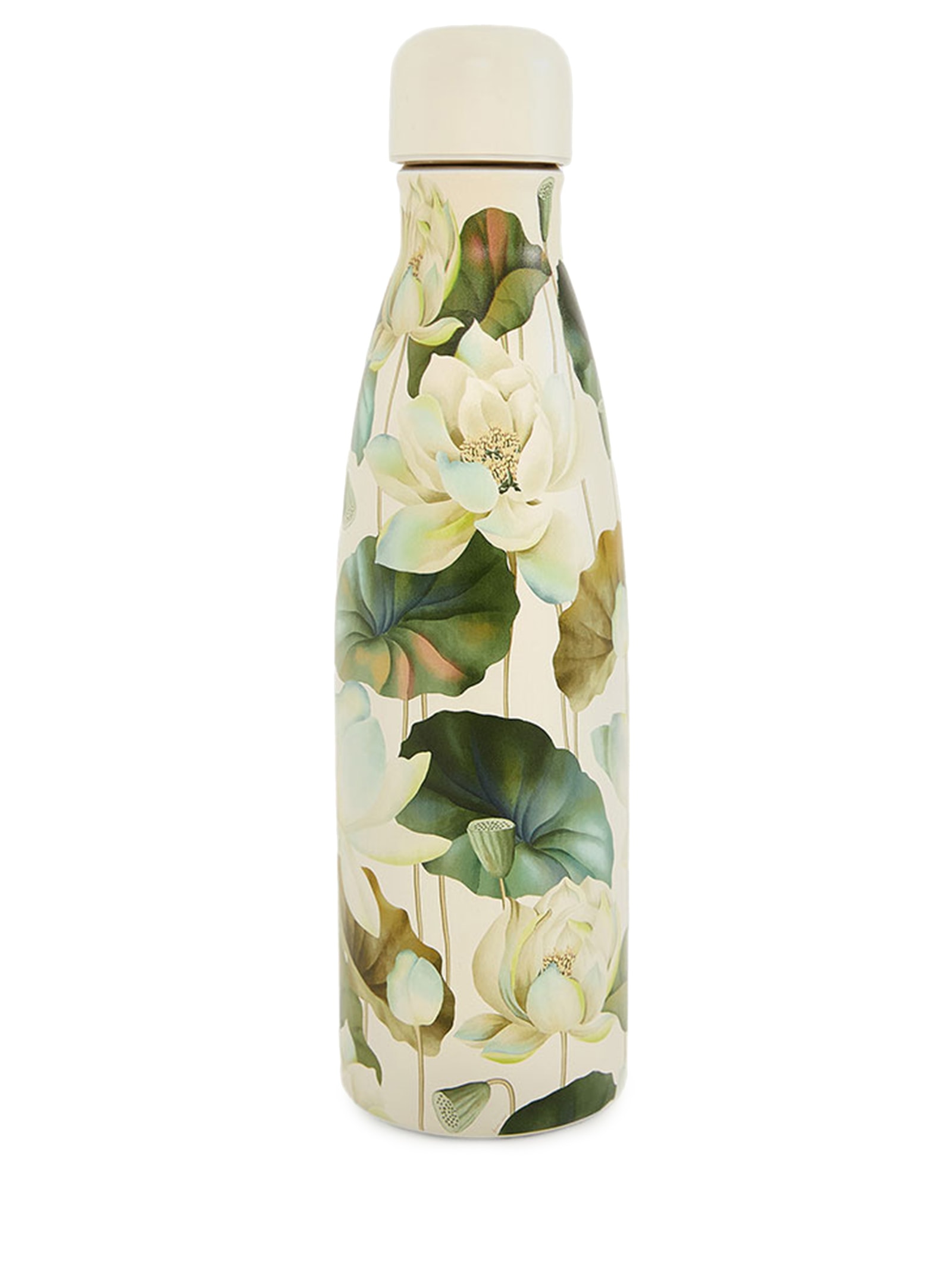 Garrafa Que Sede 500ML Lago De Lotus Bege Farm Etc
